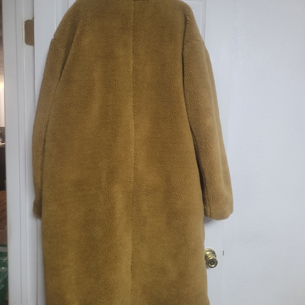 GAP Cozy Brown Teddy Jacket for Women - Picture 6 of 9